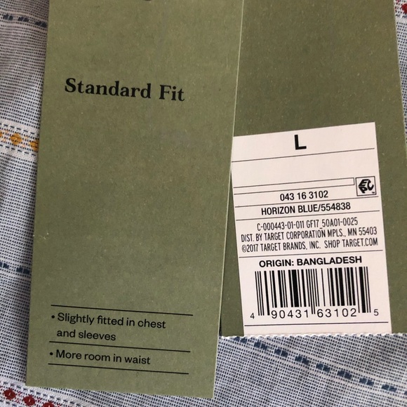 Goodfellow and company  Mens Short sleeve shirt - New with tags - Picture 2 of 2